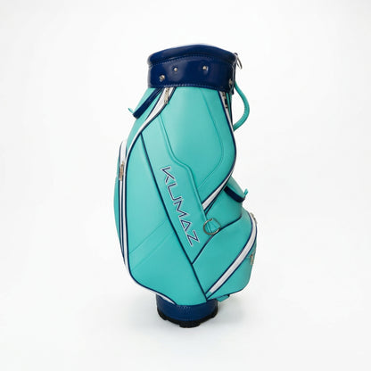Bolsa de golf cart bag Kumaz KGB01 Aqua Blue premium PU México