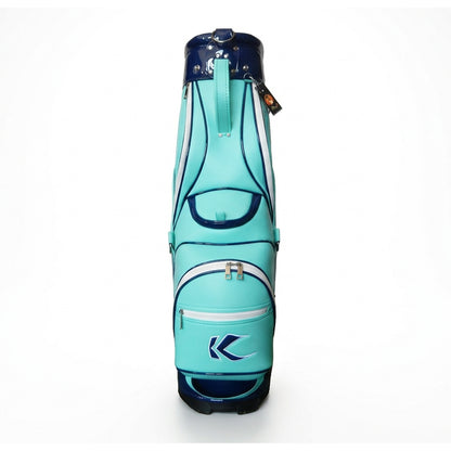 KGB01 Aqua Blue vista trasera bolsa golf cart bag Kumaz