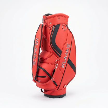 KGB01 Crimson Red vista trasera bolsa golf cart bag Kumaz