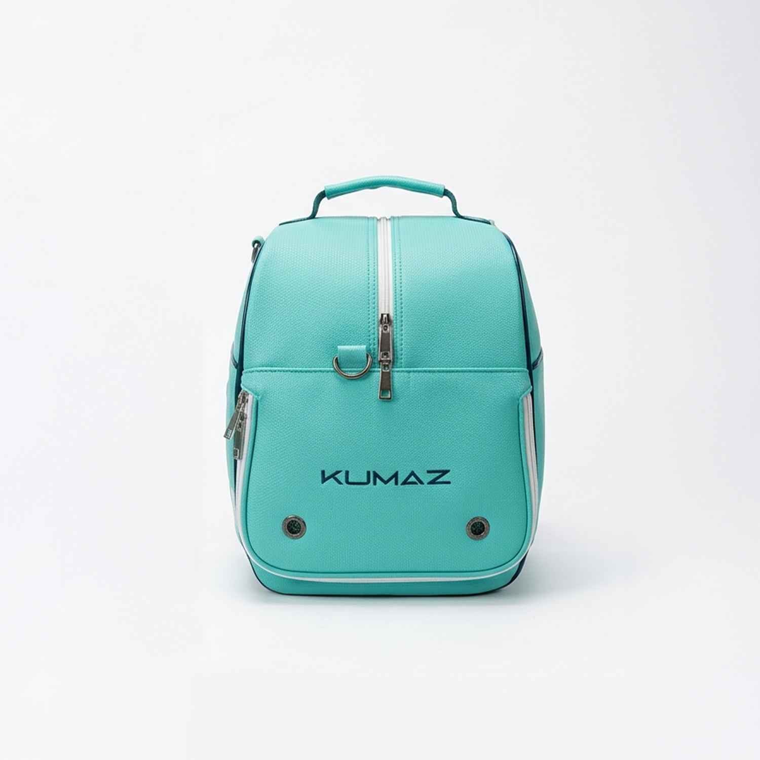 Kit golf Kumaz KGB01 Aqua Blue maletín y mini bolso vista superior