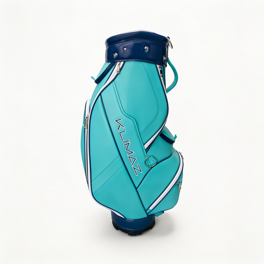 Bolsa de Golf KGB01 — Cart Bag Premium PU | Aqua Blue